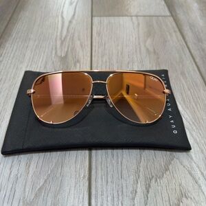 Quay Australia Rose Gold Sunglasses